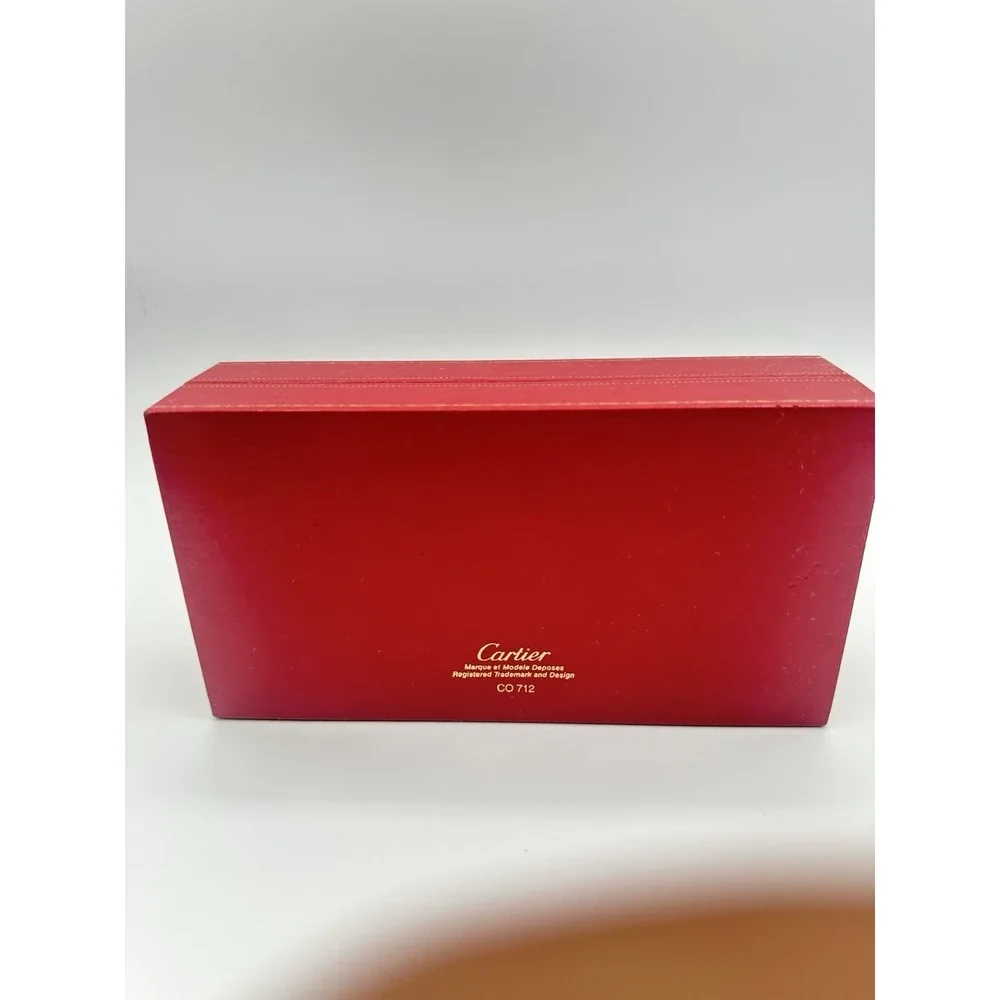 Cartier Red Case Box Eyeglasses Sunglasses  Empty Box